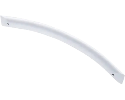 Bară de duș curbată din metal cu găuri de găurit