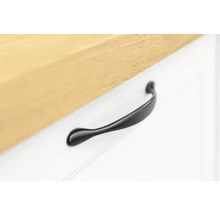 Mâner mobilă IFL Camaio, distanță între perforații 128mm, negru mat