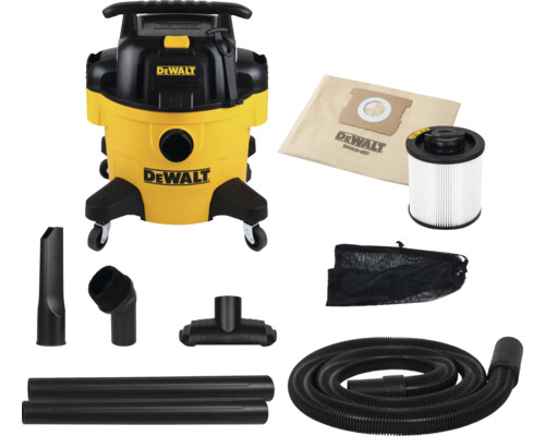 Aspirator umed & uscat Dewalt DXV23PLPTA-QT 700W 230V 23L | HORNBACH