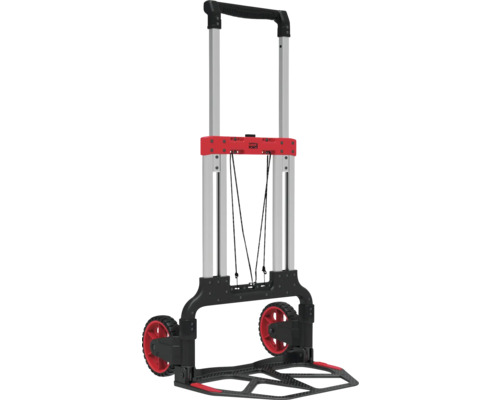 Cărucior transport cu platformă pliabil Cargo Point max. 125kg, H 1068mm, din aluminiu