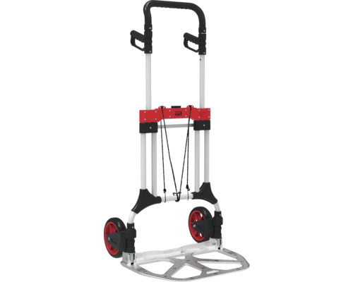 Cărucior transport cu platformă pliabil Cargo Point max. 200kg, H 1280mm, din aluminiu