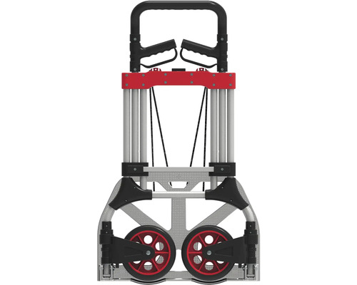 Cărucior cu două roți, cadru din aluminiu și mâner telescopic