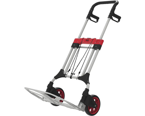 Cărucior de transport cu roți și curele de tensionare