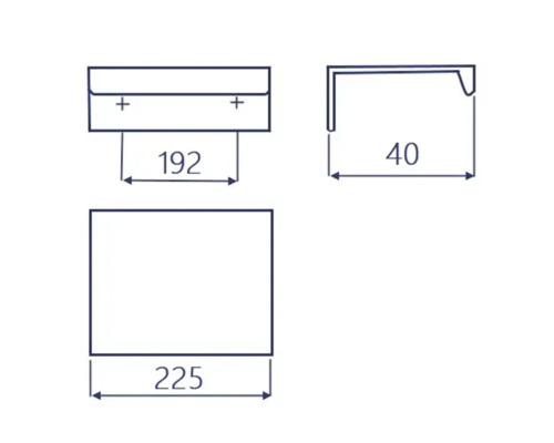 Desen tehnic cu dimensiuni