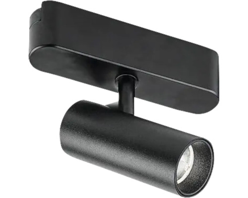 Spot negru pentru montaj pe șină pentru iluminat interior
