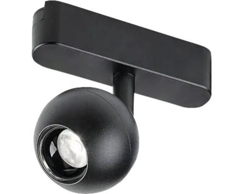 Spot LED negru pentru sisteme de șine