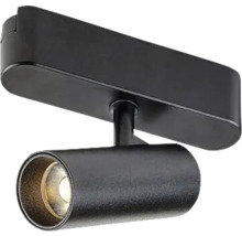 Spot LED negru pentru montaj pe șină