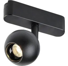 Spot LED negru pentru montaj pe șină