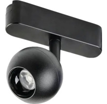 Spot negru cu LED pentru șină