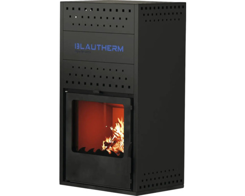Termoșemineu pe lemne, brichete Blautherm Hidro 20, 18 kW, 4,93 kg/h, antracit