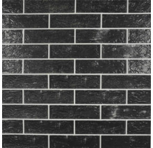 Panou decorativ autoadeziv 3D model cărămidă negru 68x68 cm, set 4 buc.