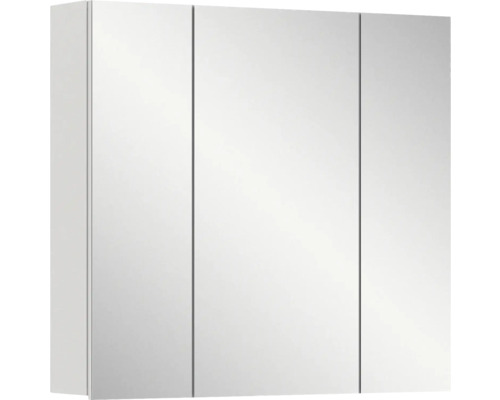 Dulap cu oglindă cu trei uși pentru baie