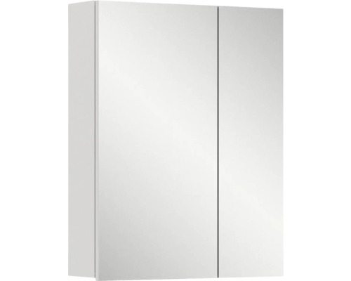 Dulap cu oglindă cu două uși pentru baie