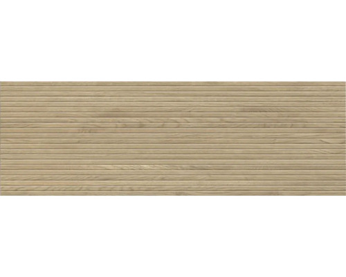 Placă ceramică aspect lemn cu suprafață canelată Placă ceramică aspect lemn cu suprafață canelată