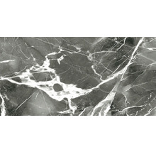 Faianță decorativă rectificată MIRAVA LUCCA Nero lucios 60x120 cm