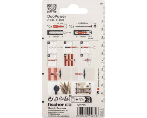 Ambalaj dibluri Fischer DuoPower 8 x 40 S Ind