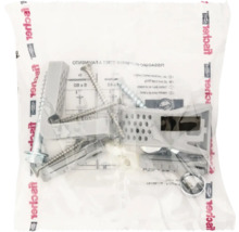 Set fixare dibluri WC Fischer WB 5N, 7x60mm/5x45mm, 2 piese