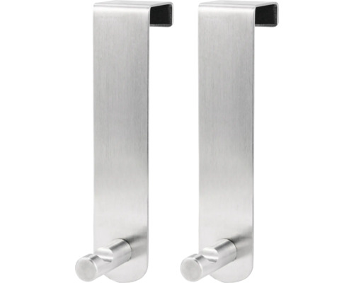 Două cârlige de ușă metalice