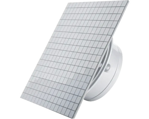 Ventilator de plafon cu clapetă pătrată cu grilă