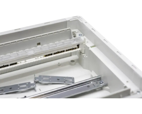 Distribuție electrică goală cu șine de montare