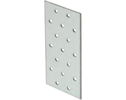 Conector metalic cu găuri pentru fixare