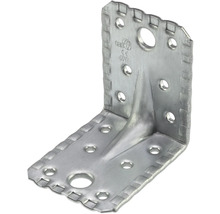 Conector unghiular metalic cu găuri pentru fixare