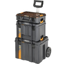 Cutie de scule stivuibilă cu role și mâner