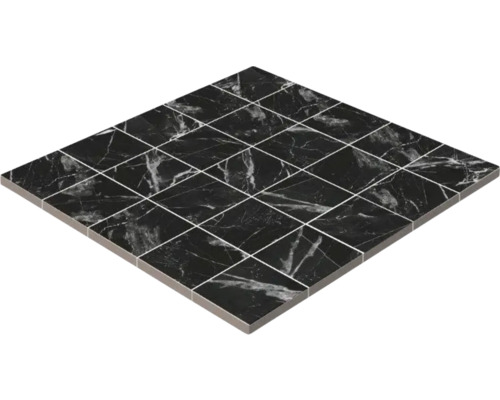 Placă mozaic pătrată cu structură de marmură