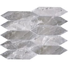 Mozaic piscină ceramic CIM LHX GSD gri 27,55x31,3 cm