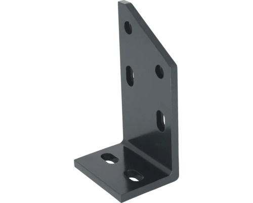 Conector unghiular metalic cu multiple găuri