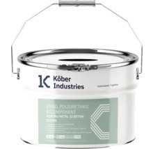Email poliuretanic bicomponent Köber Industries pentru metal și beton în găleată metalică