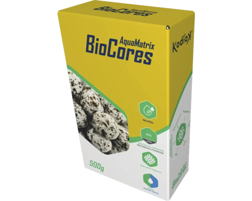 Material filtrant AquaMatrix BioCores în pachet de 500 de grame