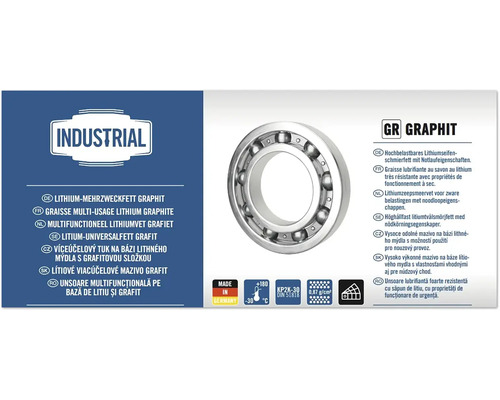Vaselină multifuncțională industrială pe bază de litiu cu grafit
