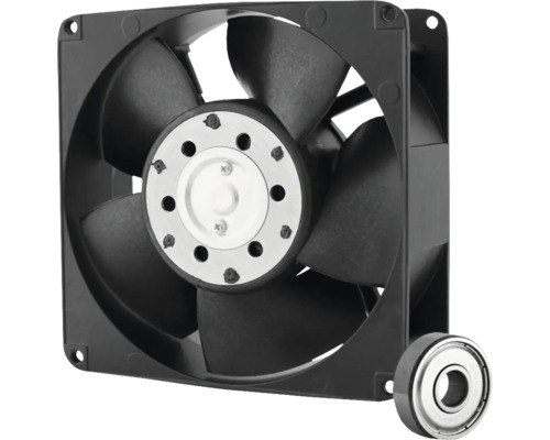 Ventilator axial cu rulment cu bile