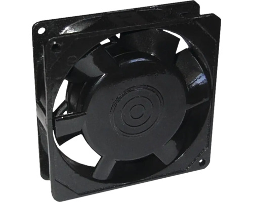 Ventilator axial negru pentru carcasa computerului