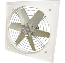 Ventilator axial cu cadru pătrat și grilaj de protecție