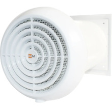 Ventilator cu grilaj de protecție pentru montaj pe perete