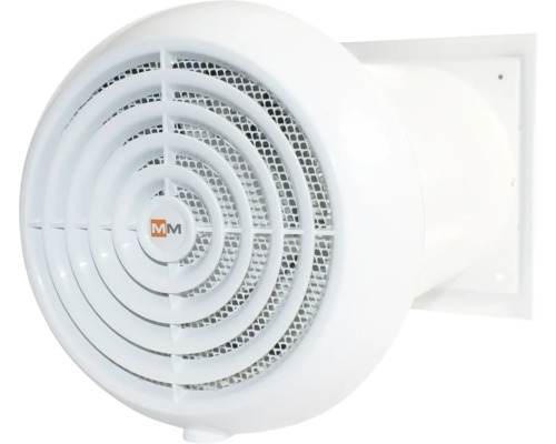 Ventilator cu grilaj de protecție pentru montaj pe perete