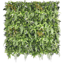 Imitație gard viu/ paravan cu frunze Fire Sky 100x100 cm verde