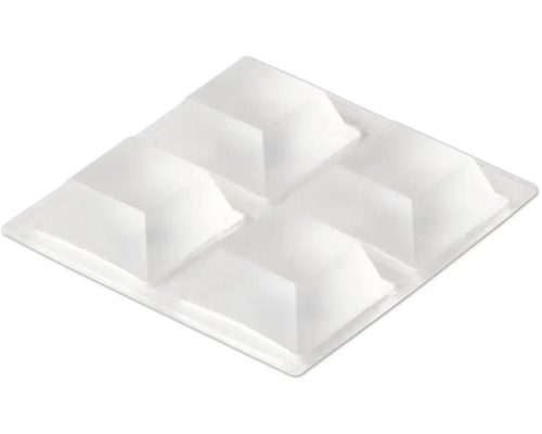 Glisor pătrat pentru mobilă cu patru proeminențe