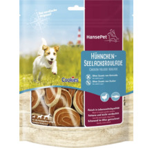Hansepet Ruladă de pollock cu pui, biscuiți pentru câini în ambalaj