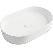 Lavoar alb ceramic, de formă ovală