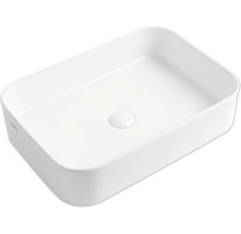 Lavoar ceramic rectangular, montat pe blat