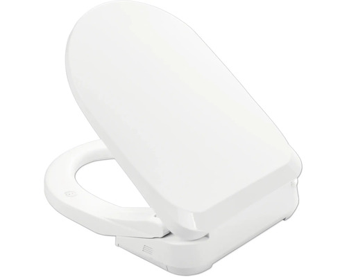 Scaun de toaletă cu mecanism de închidere lentă