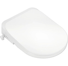 Scaun de toaletă alb cu comandă laterală