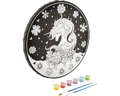 Pictură pe numere unicorn Grafix Ø 30 cm