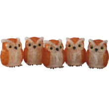 Figurine decorative de bufniță din plastic