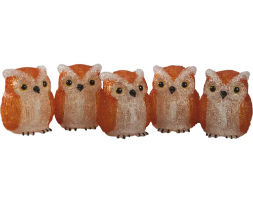 Figurine decorative de bufniță din plastic