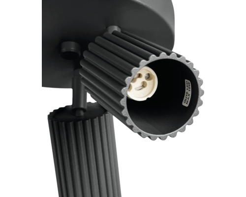 Prim-plan cu corp de iluminat pentru tavan cu dulie GU10