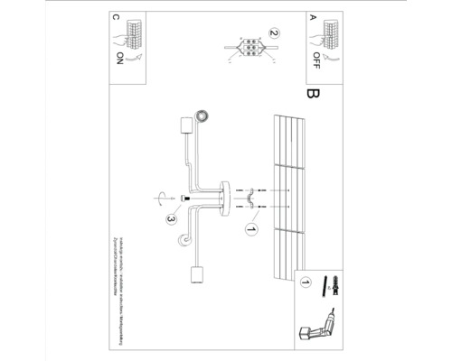 Instrucțiuni de montaj pentru candelabru cu pași de instalare